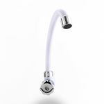 LLAVE-SENCILLA-LAVAPLATOS-DE-PARED-EN-ABS-BLANCA-Y-CROMADA-MANIJA-TIPO-POMO