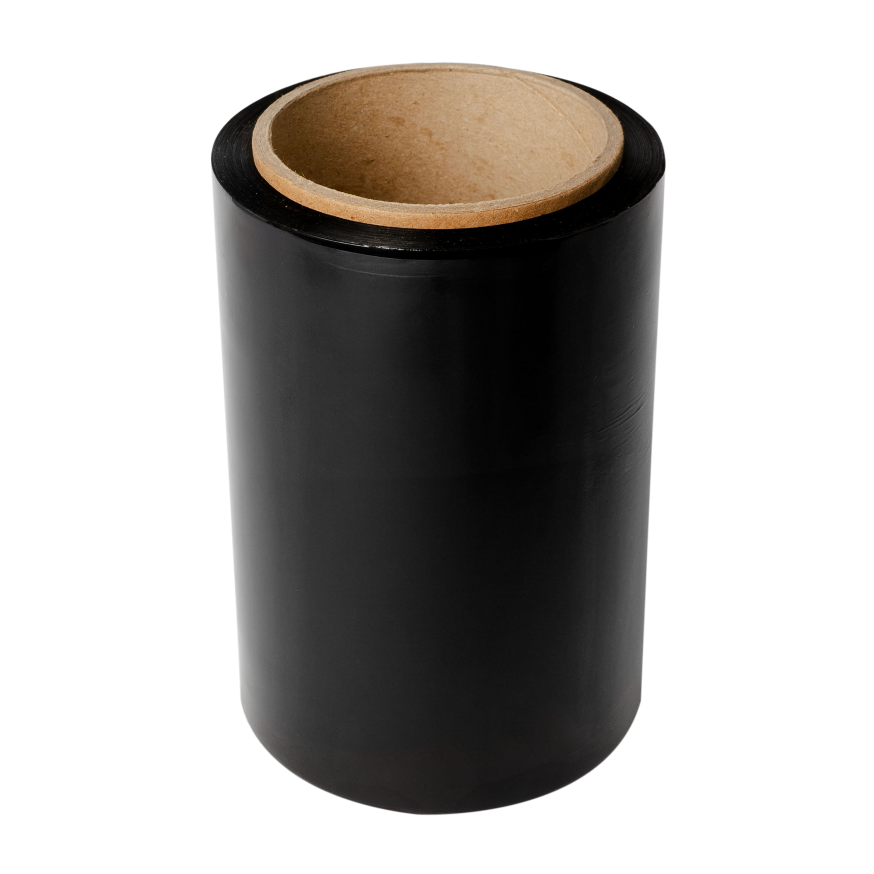 STRETCH FILM NEGRO CALIBRE 8 DE 20 MICRAS 30 CM DE ANCHO