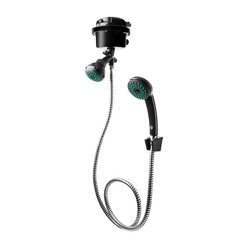 DUCHA FUSION DIRIGIBLE NEGRA KIT 110V
