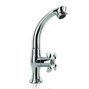 LLAVE SENCILLA MESON LAVAPLATOS EN ABS CROMADA MANIJA TIPO CRUCETA