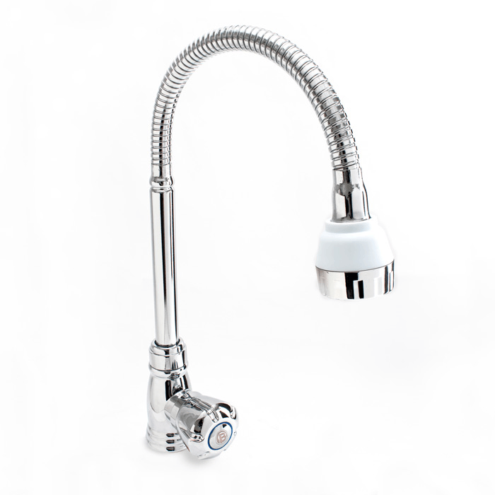 LLAVE SENCILLA LAVAPLATOS MESON   CON ECONOMIZADOR CUERPO EN ABS MANIJA TIPO POMO
