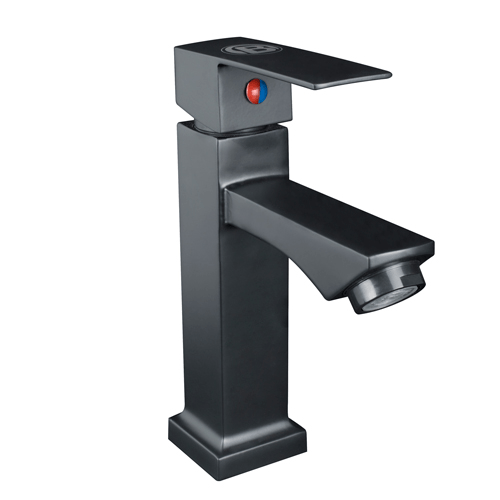 LLAVE SENCILLA LAVAMANOS EN ZINC COLOR NEGRO