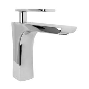 MEZCLADOR LAVAMANOS BAJO CUERPO EN LATON MANIJA EN ZINC CARTUCHO CERAMICO 35MM CROMADO