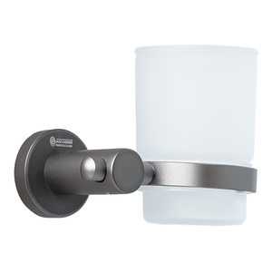 PORTA VASO EN ALUMINIO GRIS