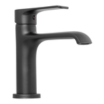 MEZCLADOR LAVAMANOS EN BRONCE COLOR NEGRO MANIJA EN ZINC 680G