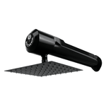 DUCHA HORIZONTAL LUSSO NEGRA 220V