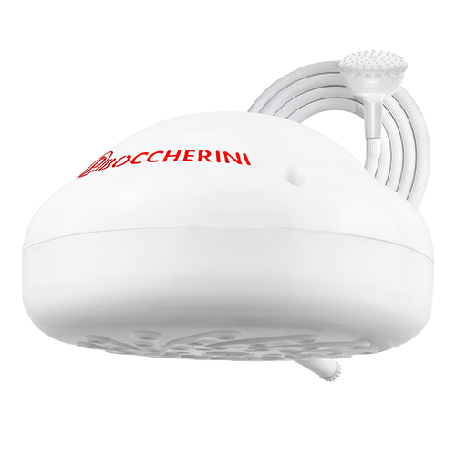 DUCHA PREMIUM ZENT BLANCA CON MANGUERA 220 V