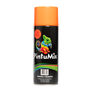 PINTURA EN AEROSOL PINTUMIX (DE 400 ML /280 GR/10 OZ) NARANJA FLUORESCENTE