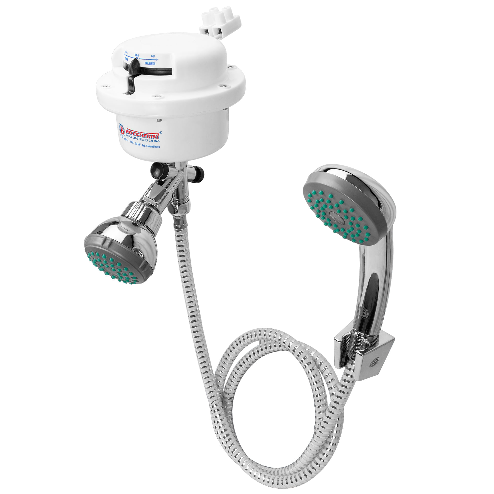 DUCHA FUSION DIRIGIBLE BLANCA KIT 110V - Boccherini