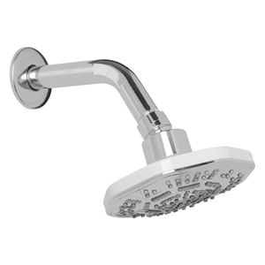 REGADERA CON TUBO EN ABS  CROMADA MEDIDAS 120MM*120MM PESO 120G