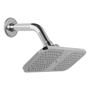REGADERA RECTANGULAR CON TUBO EN ABS   CROMADA MEDIDAS 200MM*90MM PESO 145G
