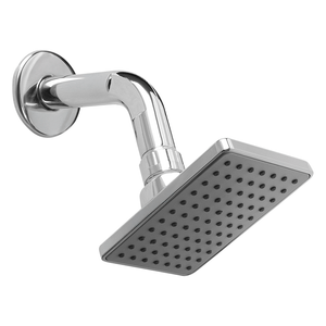 REGADERA RECTANGULAR CON TUBO EN ABS   CROMADA MEDIDAS 110MM*70MM PESO 80G