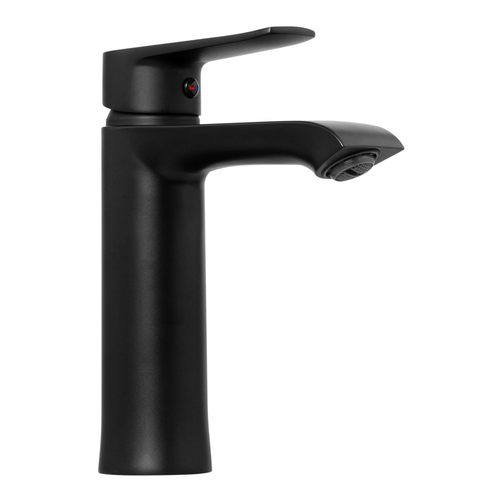MEZCLADOR LAVAMANOS EN ZINC- CUERPO INTERIOR HIERRO COLOR NEGRO MANIJA EN ZINC