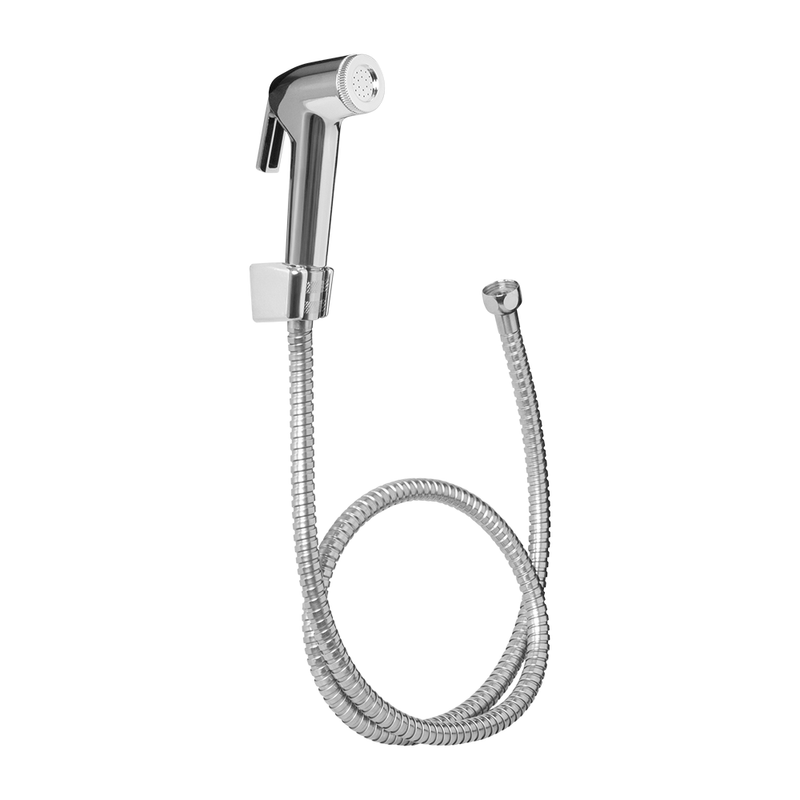 DUCHA BIDET ABS CROMADA MANGUERA ACERO INOXIDABLE 1.2 MTS