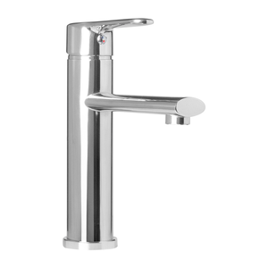 MEZCLADOR EN ACERO INOX # 201 CROMADO MANIJA EN ZINC CARTUCHO CERAMICO 35MM MANGUERA DE 60CM