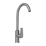 MEZCLADOR COLOR GRIS CUERPO EN ACERO INOX # 201 MANIJA EN ZINC CARTUCHO: CERÁMICA 35MM MANGUERA DE ENTRADA: 600MM, TUBO INTERIOR EPDM Y TUERCA DE ACER