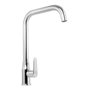 LLAVE SENCILLA LAVAPLATOS EN ACERO INOXIDABLE # 201 CROMADA MANIJA EN ZINC