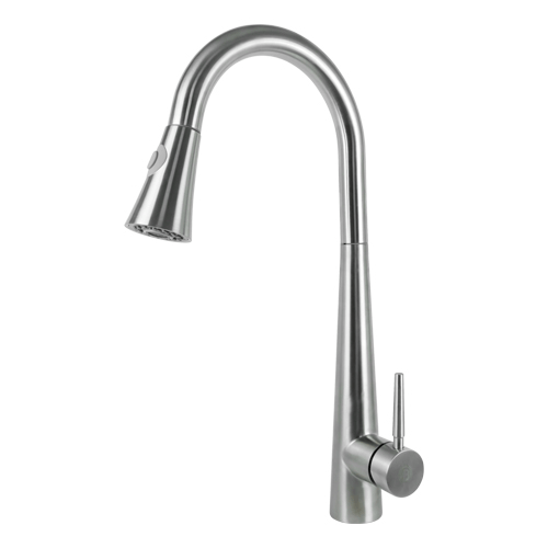 MEZCLADOR LAVAPLATOS EXTRAIBLE  EN ACERO INOXIDABLE # 304 INCLUYE MANGUERAS CROMADO